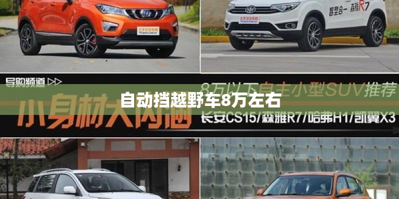 自动挡越野车8万左右