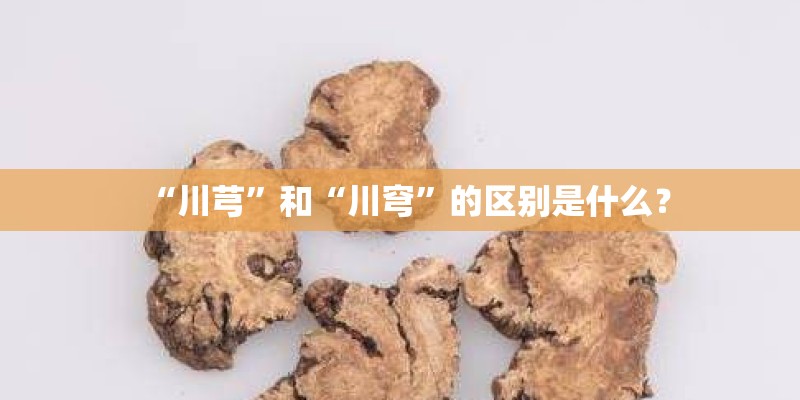 “川芎”和“川穹”的区别是什么？
