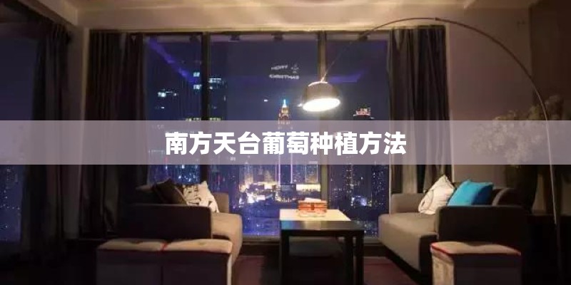 南方天台葡萄种植方法