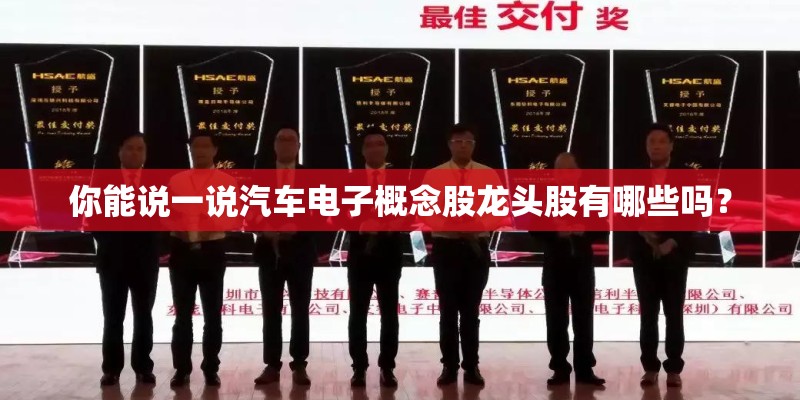 你能说一说汽车电子概念股龙头股有哪些吗？