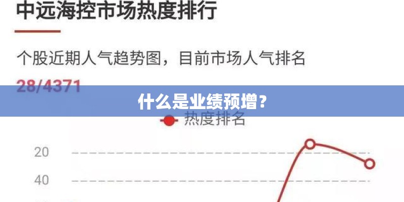 什么是业绩预增？