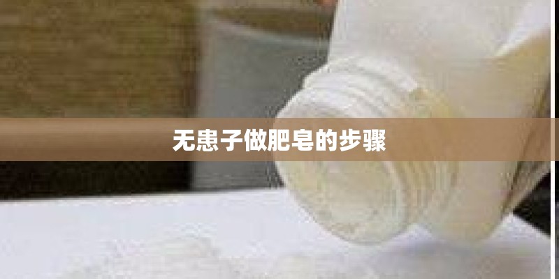 无患子做肥皂的步骤 无患子做肥皂的步骤