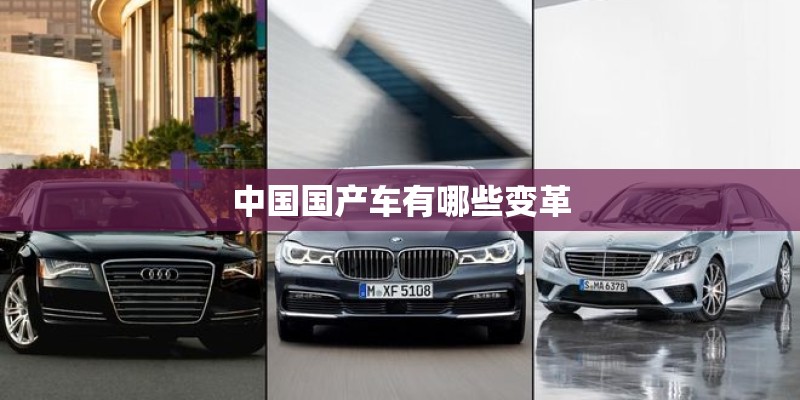 中国国产车有哪些变革