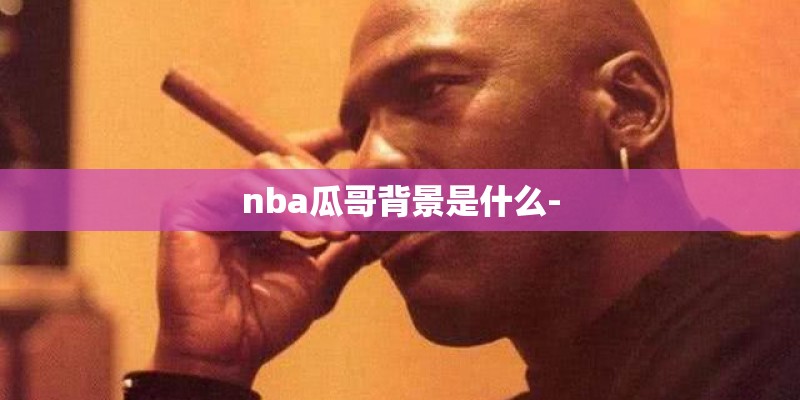 nba瓜哥背景是什么-