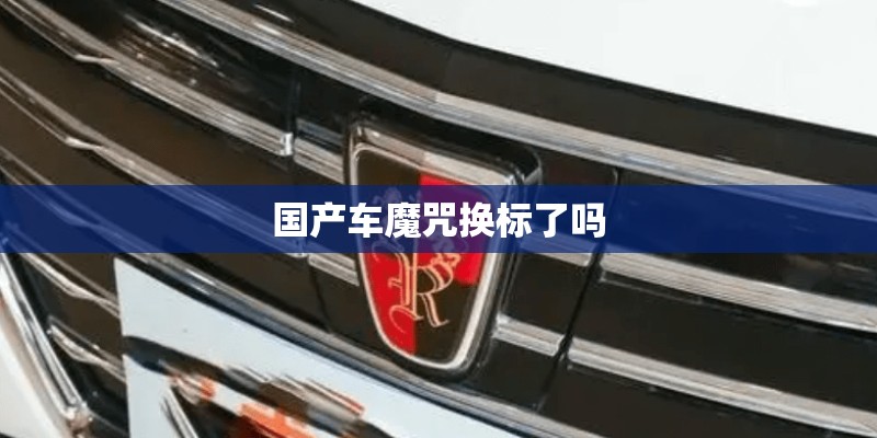 国产车魔咒换标了吗 国产车魔咒换标了吗