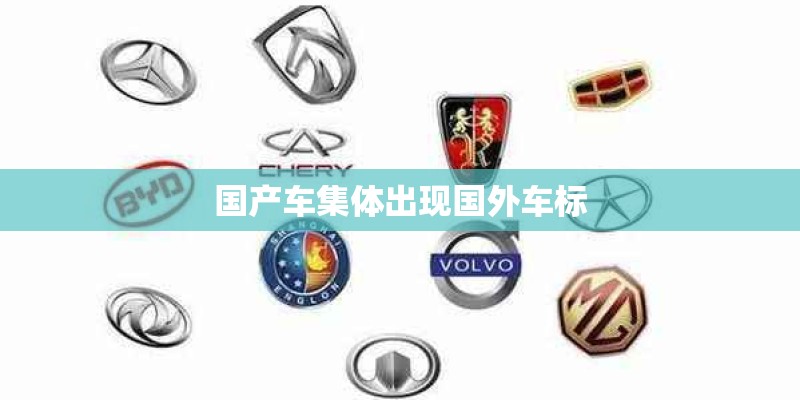 国产车集体出现国外车标