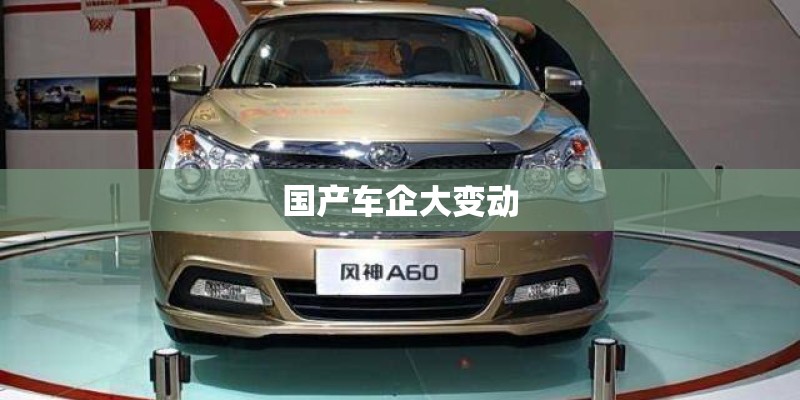 国产车企大变动