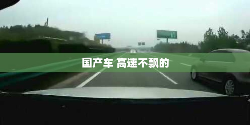 国产车 高速不飘的 国产车 高速不飘的