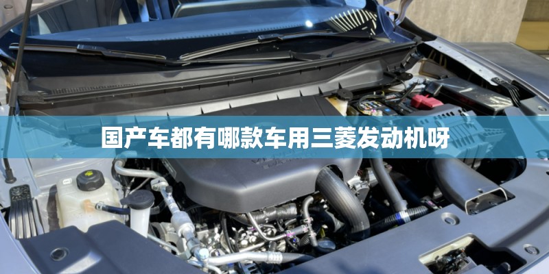 国产车都有哪款车用三菱发动机呀