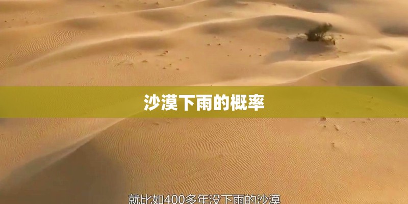 沙漠下雨的概率