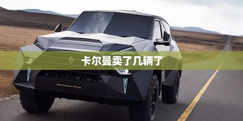 卡尔曼卖了几辆了