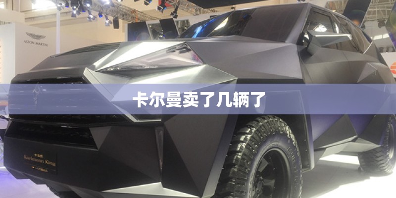 卡尔曼卖了几辆了