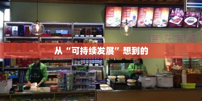 从“可持续发展”想到的