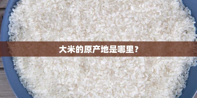 大米的原产地是哪里？