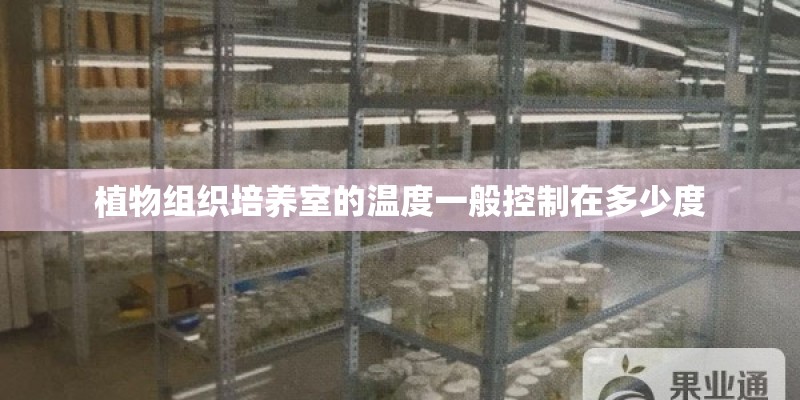 植物组织培养室的温度一般控制在多少度