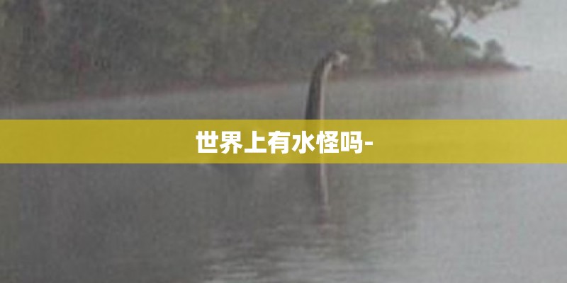 世界上有水怪吗-