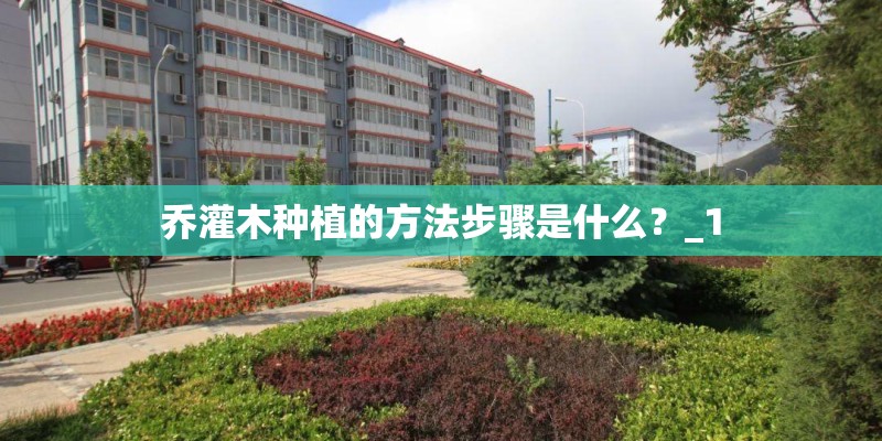 乔灌木种植的方法步骤是什么？_1