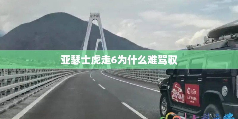 亚瑟士虎走6为什么难驾驭 亚瑟士虎走6为什么难驾驭