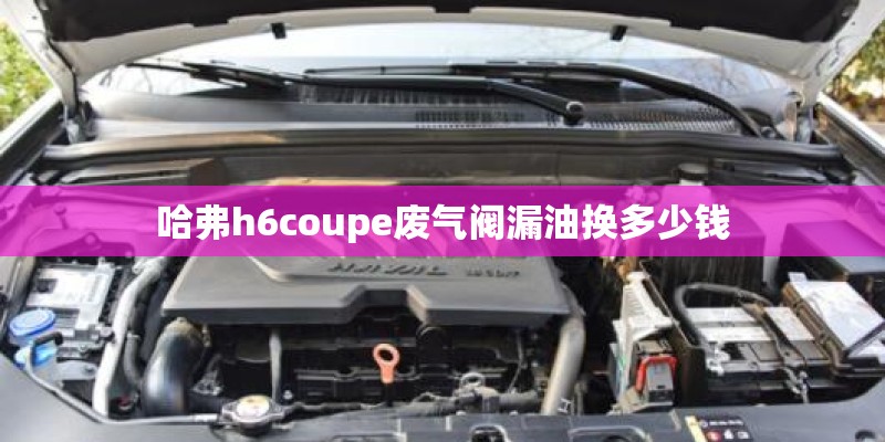 哈弗h6coupe废气阀漏油换多少钱