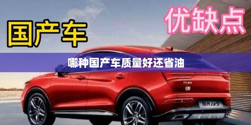 哪种国产车质量好还省油 哪种国产车质量好还省油