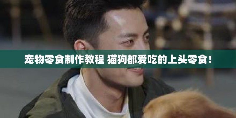 宠物零食制作教程 猫狗都爱吃的上头零食！