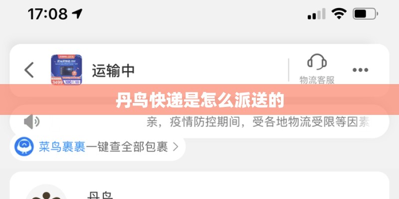 丹鸟快递是怎么派送的