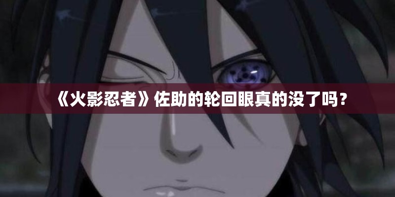 《火影忍者》佐助的轮回眼真的没了吗？