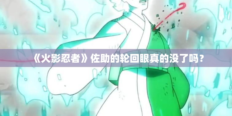《火影忍者》佐助的轮回眼真的没了吗？