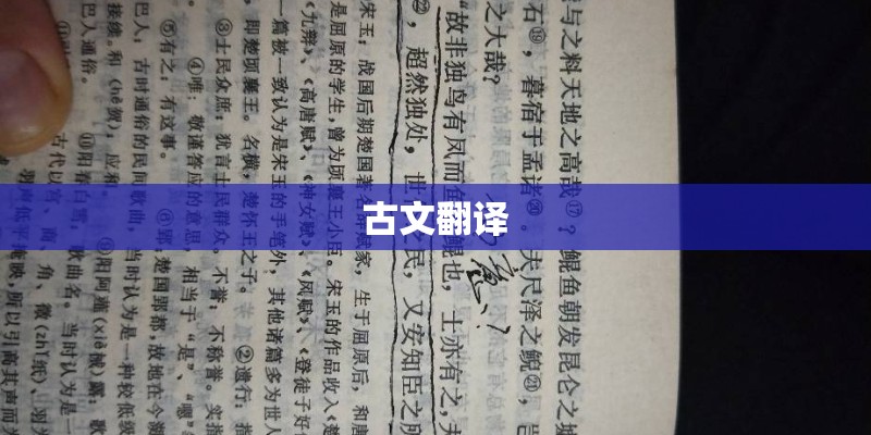 古文翻译