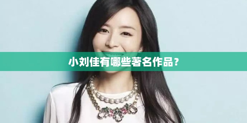 小刘佳有哪些著名作品？