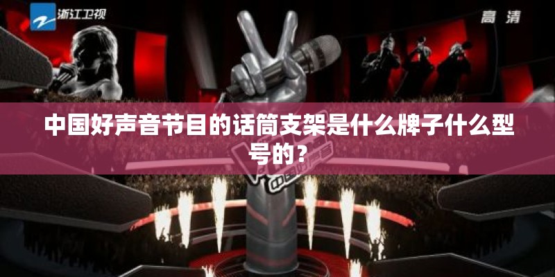 中国好声音节目的话筒支架是什么牌子什么型号的？