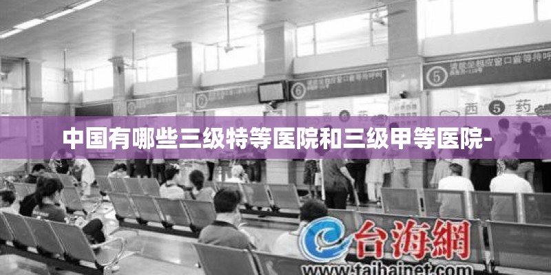 中国有哪些三级特等医院和三级甲等医院-