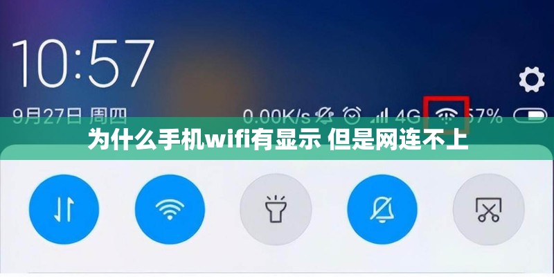 为什么手机wifi有显示 但是网连不上