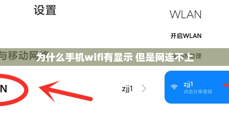 为什么手机wifi有显示 但是网连不上